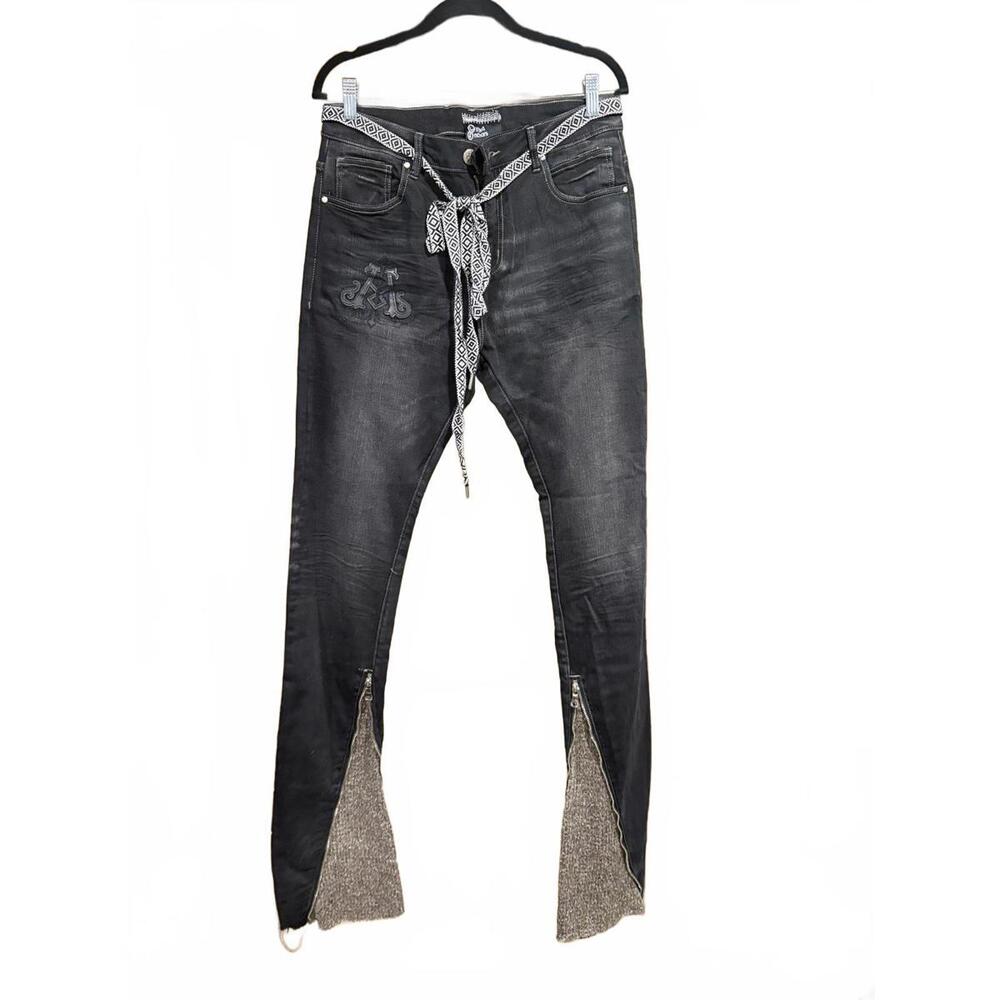 NEW Lifted Anchors Men's Skinny Jeans Black Size 30